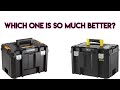 DeWalt TSTAK vs Stanley FatMax Pro-Stack - Which one is better?