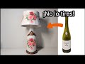 ¡Increíble! Botella de vino → Lámpara de lujo@diyheees