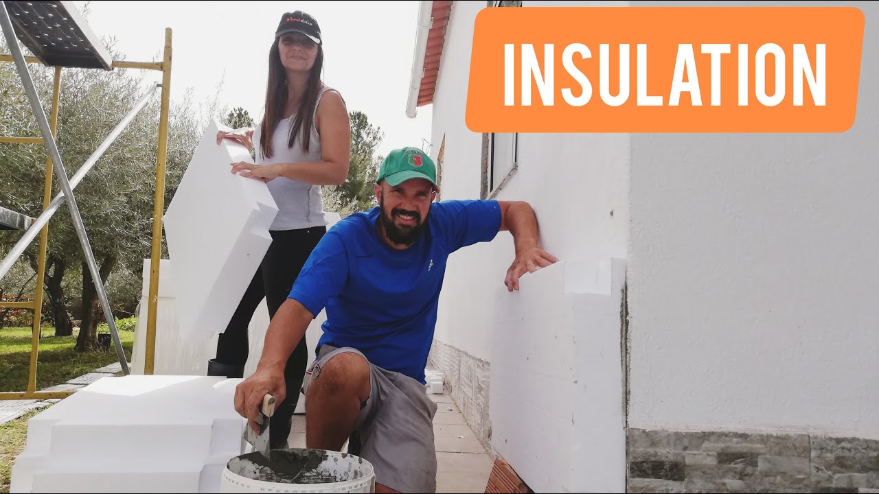37: INSTALLING INSULATION on our Portuguese Quinta!!! (1000 subs 🎉🎉🍾🥂)