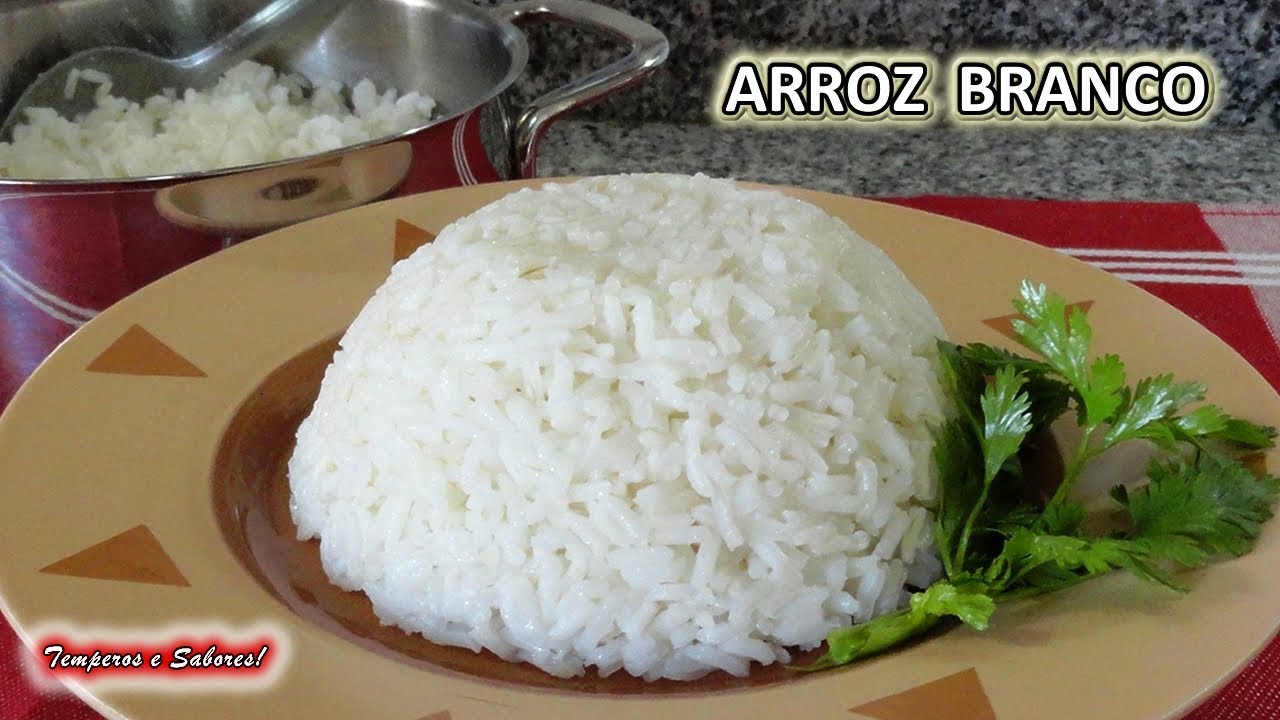 ARROZ BRANCO BÁSICO, fácil e delicioso