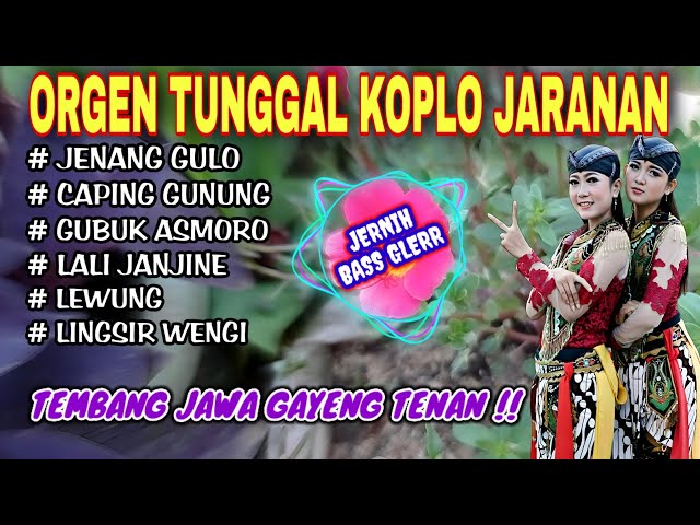 ORGEN TUNGGAL KOPLO JARANAN | COVER NATAN ELEKTUNE❗Jenang gulo, Caping gunung, Gubuk asmoro, Lewung class=