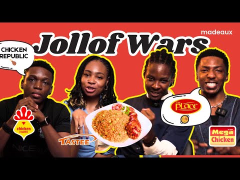 Susan Pwajok, Shamz rate the BEST JOLLOF RICE IN NIGERIA | Madeaux Food Wars