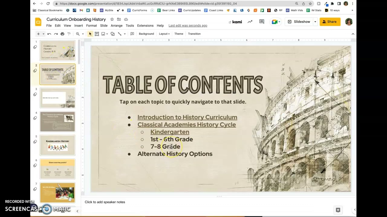 Create A Linked Table Of Contents In Google Slides YouTube Create A Linked Table Of Contents In Google Slides YouTube