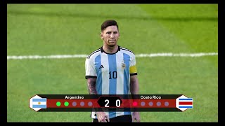 Argentina VS Costa Rica | PENALTI |2024