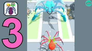 Spider Evolution -Gameplay Walkthrough Part 3(iOS, Android)#roleplaying