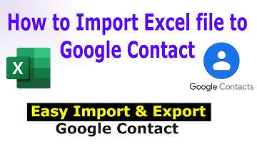 How to Import or Export Google Contacts to PC || Import CSV/Excel File || Dot.Computer