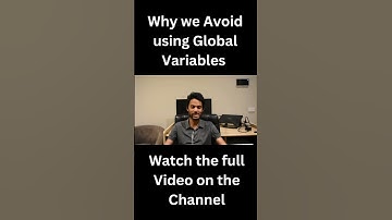 Why to avoid using Global Variables #coding #programmingconcept #programming #cprogrmming #shorts