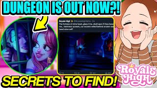 NEW DUNGEON & THRONE TOWER UPDATE IS OUT NOW IN ROYALE HIGH! We MUST Find The SECRET!  Royale High