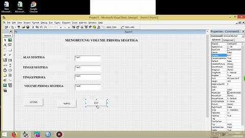 RINDA RANDA (1601402018) MENGHITUNG VOLUME PRISMA SEGITIGA MENGGUNAKAN APLIKASI VISUAL BASIC