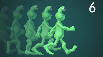 CGC Classic: Alien Walk Cycle (Blender 2.6) - Modeling and Animating an Alien Character Pt. 6