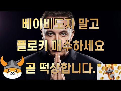   베이비도지 말고 플로키 코인 사세요 곧 떡상합니다 Feat 베도지 차트 전망 분석 일론머스크 밈코인 Baby Doge 초간단 Floki 구매 매수 방법