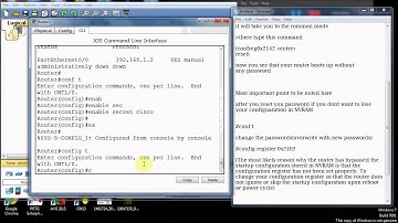 cisco passwords recovery