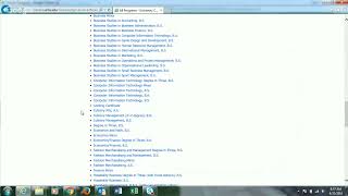 Academic Catalog and University Course Inventory