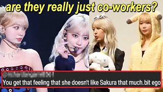 are Sakura & Chaewon just co-workers? (debunking FALSE rumors w/ SsamKkura REAL moments 2018-2024)