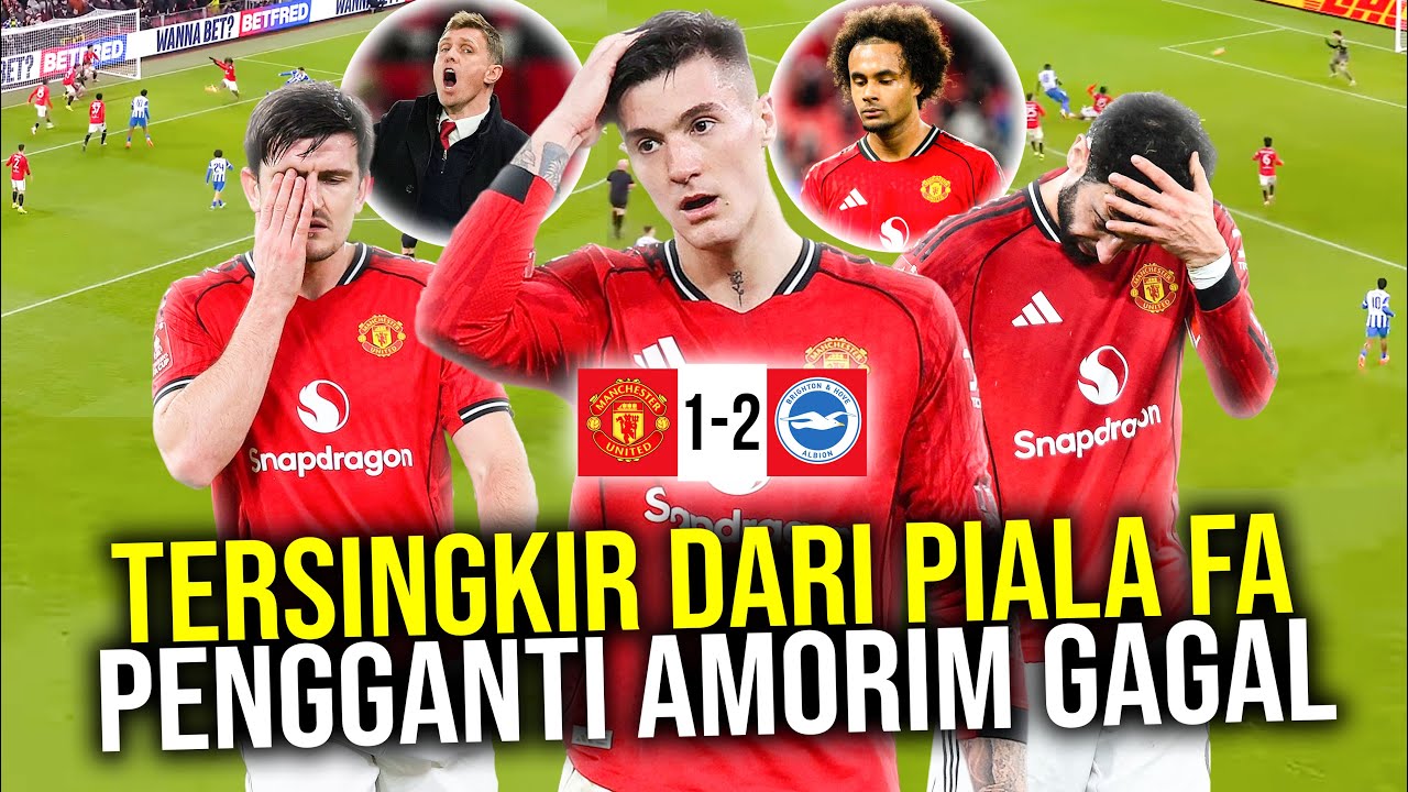 MAKIN AMBURADUL MU KALAH DI KANDANG TERSINGKIR DARI FA CUP! FLETCHER GAGAL TOTAL GANTIKAN AMORIM