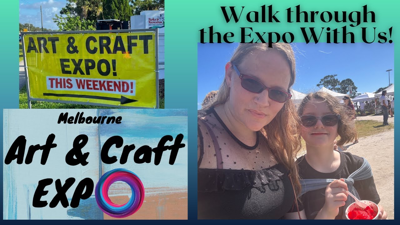 Melbourne Fall ARTS & CRAFTS Expo 2025, Walkthrough Adventure, see the Vendor Booths at Wickham Park
