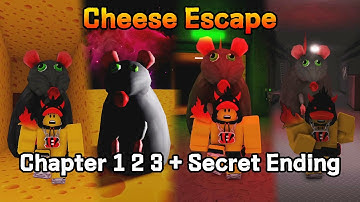 How to clear Cheese Escape Chapter 1 2 3 + Secret Ending [Full Walkthrough] Roblox