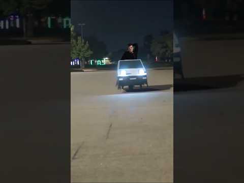 Спуск с горы на тележке