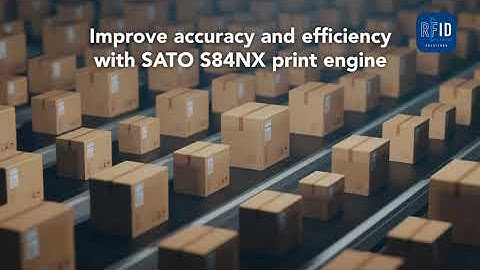 RFID label Print & Apply solution for retail logistics : Improve productivity & cut costs