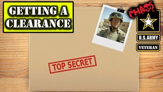 Getting a security clearance in the Army