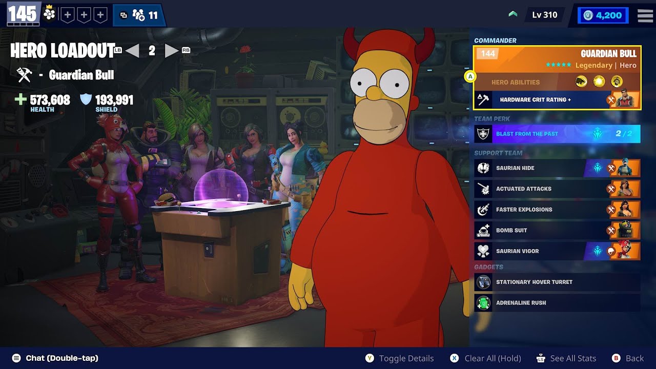 Defeat the Mythic Storm King with Evil Homer (Peels)