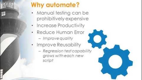 Lighthouse Technologies "Keep Calm and Automate Testing" Webinar