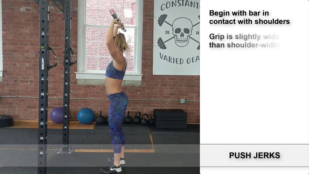 TTSL Daily Movement How To Do Push Jerks YouTube