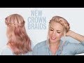 A new crown braid tutorial &amp; 2 ways to wear it