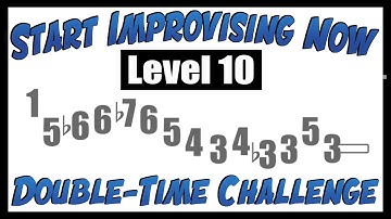 Jazz Improv for Beginners: Level 10 Call & Response (Double-Time & Triplets)