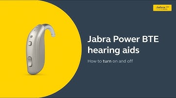 Jabra Enhance Pro 20 Power BTE: How to turn your hearing aids on/off