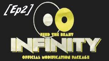 Minecraft Mods FTB Infinity - TINKERS CONSTRUCT! [Ep2] (Single Player World)