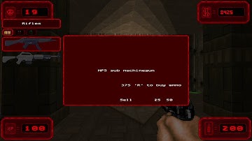 Weapon shop update and new bullet puff ( zandronum doom mod )