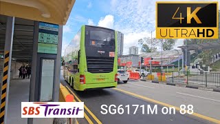 SBST MAN ND323F A95 Euro 6 Batch 1 (SG6171M) on 88 (opp ITE College Ctrl  opp Ang Mo Kio Stn)