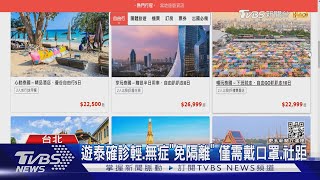 泰國10月「全解封」 入境不管打疫苗.PCR結果｜TVBS新聞