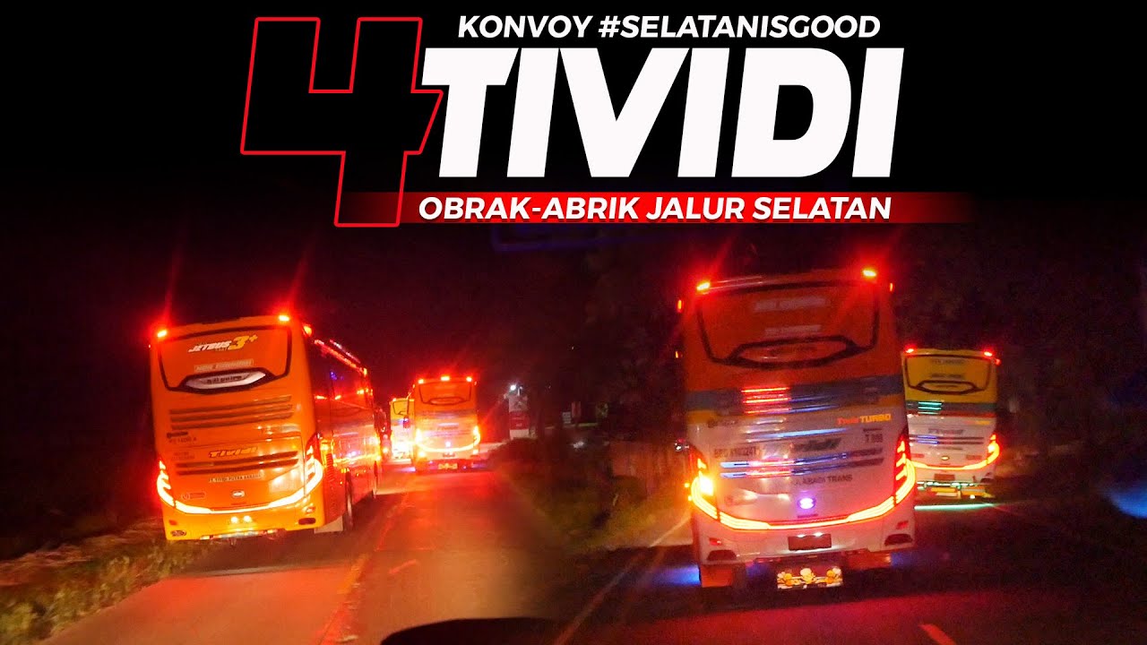 [ INI YANG BIKIN JALUR SELATAN SERU ! ] KONVOY KOMPAK 4 TIVIDI PECAHKAN SUASANA ! On T12 Aventador