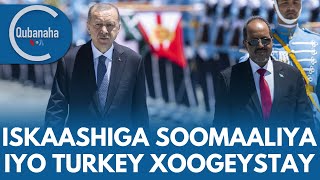 Isbaheysiga Soomaaliya iyo Turkey oo xoogeystay, lacagta laga xadi rabay M/Afrika | Qubanaha VOA