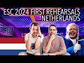 🇳🇱 NETHERLANDS EUROVISION 2024 - 1ST REHEARSAL - JOOST KLEIN - EUROPAPA - REACTION