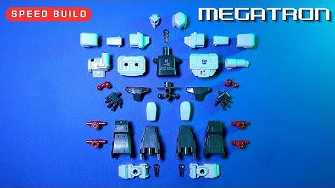 Transformers Speed build | Megatron | Galaxy Version 01 #blokees #transformers #asmr