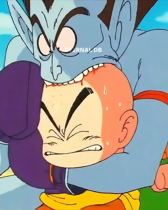 Krillin Gets Bitten By A Vampire! | Dragon Ball #shorts
