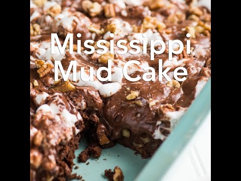 Mississippi Mud Cake - aka Rocky Road Cake - Yummy!