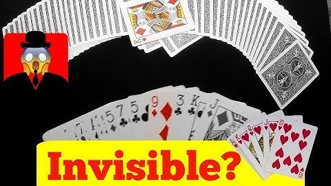 3 AWESOME Ways to use an Invisible Deck of Cards!!