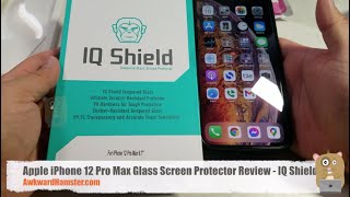 Apple iPhone 12 Pro Max Glass Screen Protector Review - IQ Shield screenshot 1