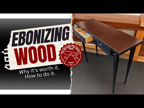 Video: Wat beteken ebonized hout?