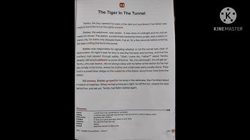 Class 7 The Midnight Oil L-13  The Tiger in the Tunnel Part 1