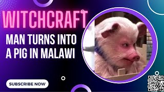 A man turns into a pig in malawi. #witchcraft #malawi #africa #shorts