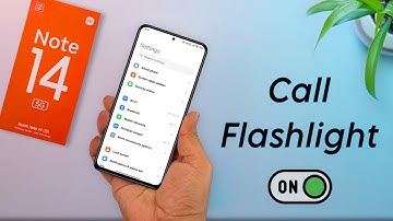 Redmi Note 14 Call Flash Light Settings | Redmi Note 14 me Call Flash Light Kaise Lagaye