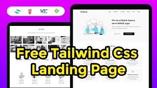 Free Tailwind Landing Page Template