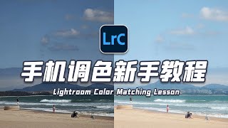 【修图教程】1个案例带你快速上手手机版Lightroom | 手机修图调色新手教程