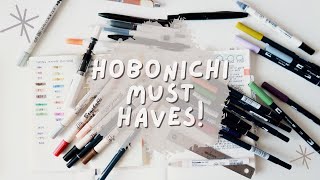 Hobonichi Must Haves! Everything you need to start planning in your Hobonichi Planner:)
