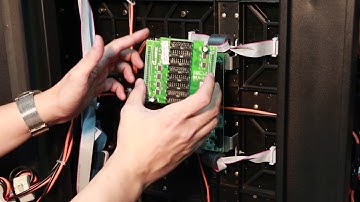 Daktronics J Series Displays-J10 Replacing a Hub and Receiver Card